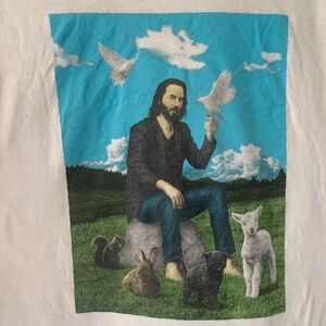 Keanu Reeves Animals Shirt Size M